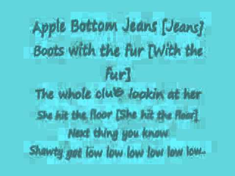 lyrics apple low bottom for jeans