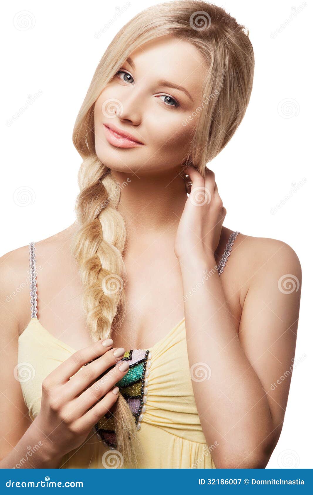 woman text blonde