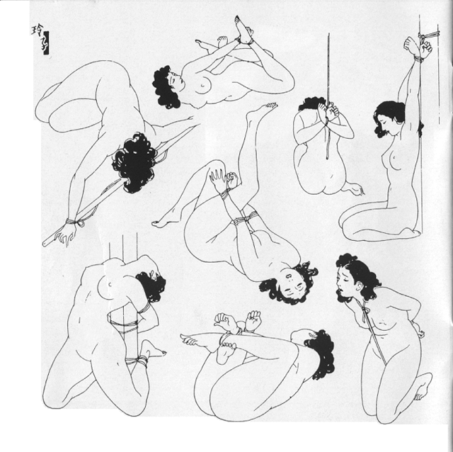 old japanese bondage drawings