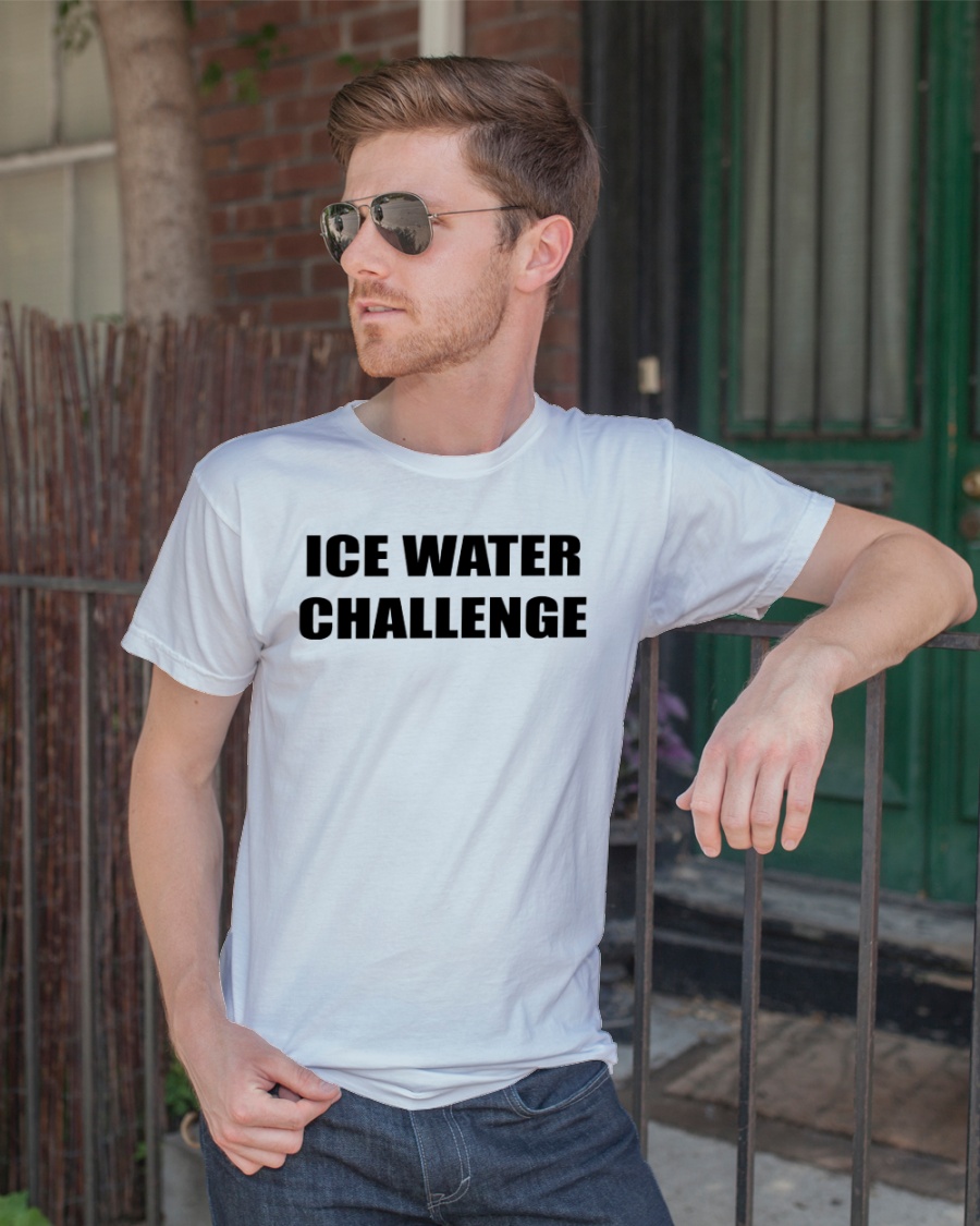 ice wet shirt water challenge tee
