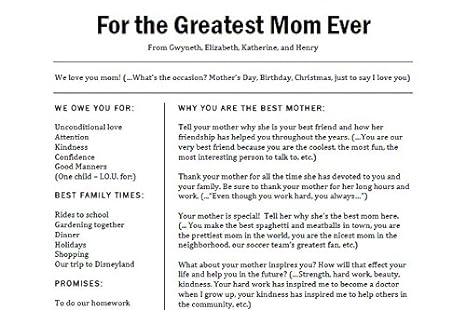 letter new best friend mom to from