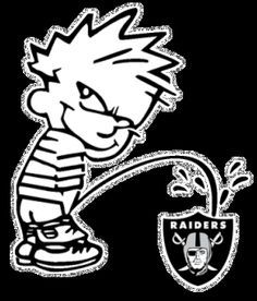 pissing on the raiders